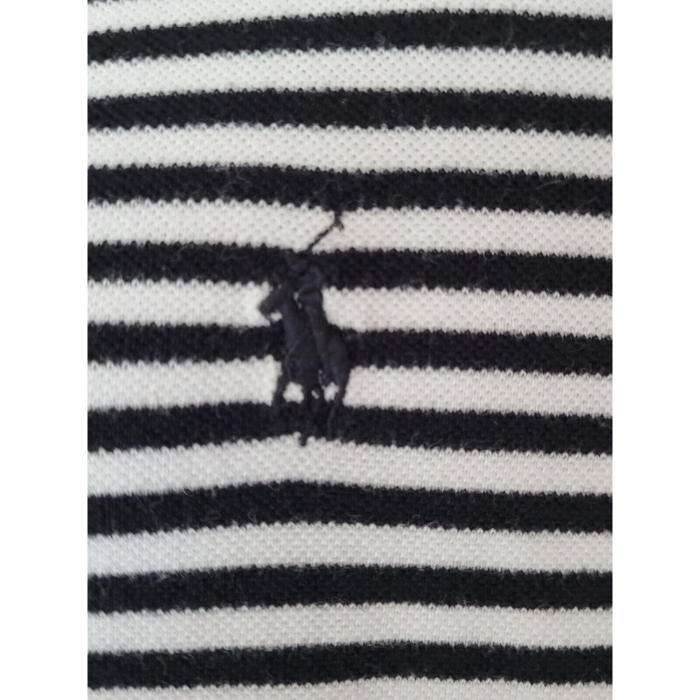VTG Polo Ralph Lauren Shirt Men's Size XL Black Stripe S/S 90s Y2K Preppy - Picture 5 of 11
